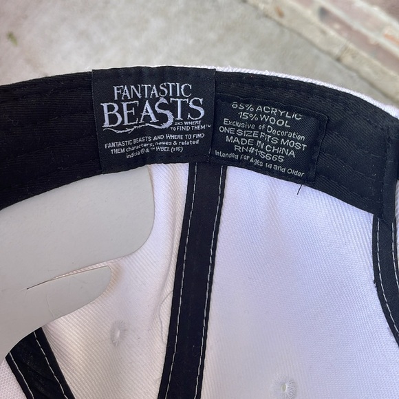 MACUSA Snapback Hat from Fantastic Beasts Harry Potter Eagle White Black - Picture 7 of 9